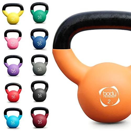 Body Revolution 2KG Neoprene Coated Kettlebell
