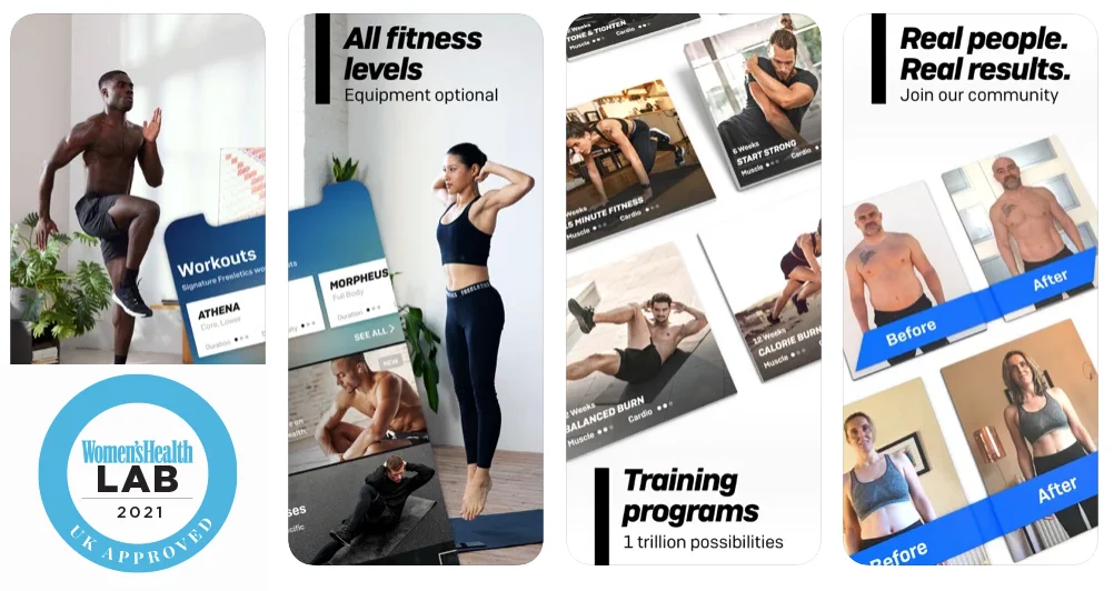 freeletics best fitness apps